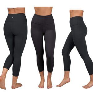 90 Degree By Reflex black capri yoga pant - Size M (Set of 3)